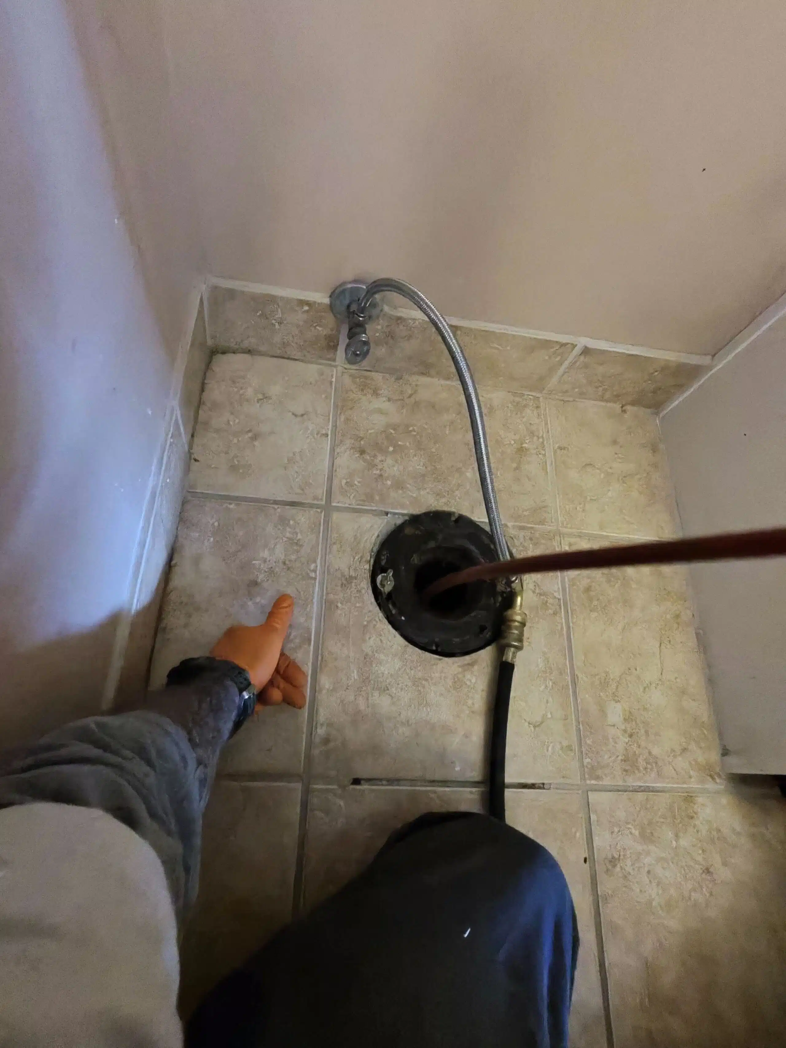 Element Plumbing does floor drain cleaning